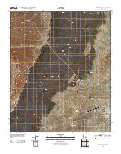 Carrizozo West 2010 topographic map thumbnail