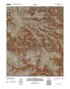 Canon Las Cuevas 2010 topographic map thumbnail