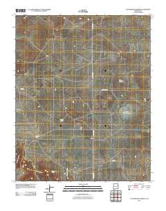 Cottonwood Springs 2010 topographic map thumbnail