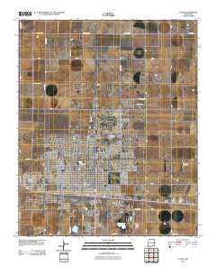 Clovis 2010 topographic map thumbnail