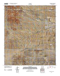 Columbus 2010 topographic map thumbnail