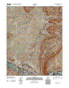 Chimney Rock 2010 topographic map thumbnail