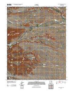 Coyote Mesa 2010 topographic map thumbnail