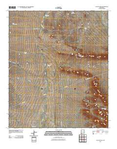 Coyote Peak 2010 topographic map thumbnail