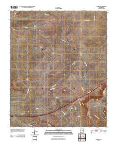 Cuervo 2010 topographic map thumbnail