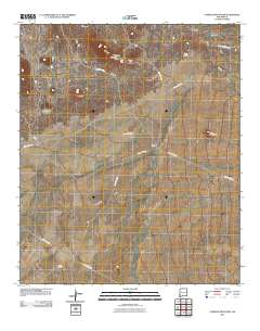 Caprock Mountain 2010 topographic map thumbnail