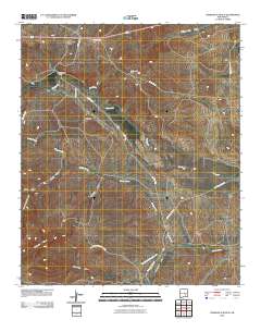 Diamond A Ranch 2010 topographic map thumbnail