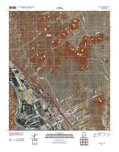 Dona Ana 2010 topographic map thumbnail