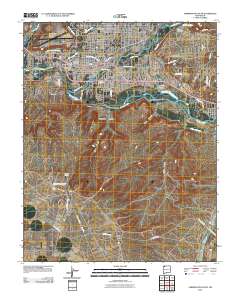 Farmington South 2010 topographic map thumbnail