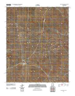 Gacho Hill SE 2010 topographic map thumbnail