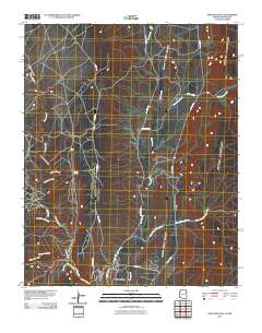 Fort Defiance 2010 topographic map thumbnail