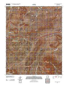 Gate Canyon 2010 topographic map thumbnail