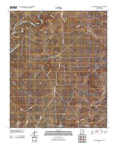 Eighteenmile Hill 2010 topographic map thumbnail
