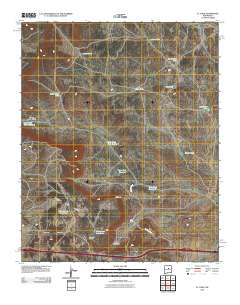 El Cabo 2010 topographic map thumbnail