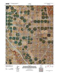 Gallegos Trading Post 2010 topographic map thumbnail