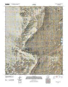 Garton Lake 2010 topographic map thumbnail