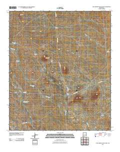 Cow Springs Mountain 2010 topographic map thumbnail