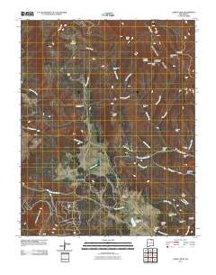 Garcia Peak 2010 topographic map thumbnail