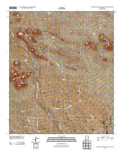 Grandmother Mountain East 2010 topographic map thumbnail