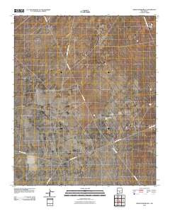 Greens Baber Well 2010 topographic map thumbnail