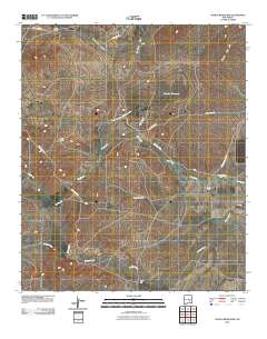 Hondo Reservoir 2010 topographic map thumbnail