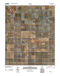 Grady SW 2010 topographic map thumbnail