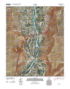 Isleta 2010 topographic map thumbnail