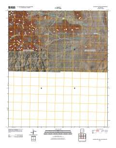 Guadalupe Pass 2010 topographic map thumbnail