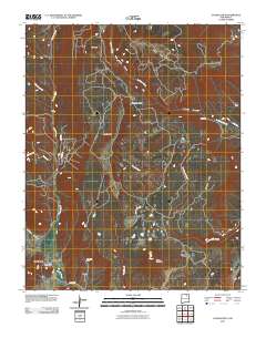 Guadalupita 2010 topographic map thumbnail