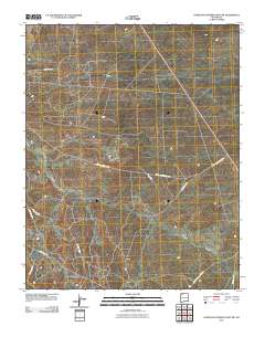 Huerfano Trading Post NW 2010 topographic map thumbnail