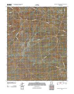 Huerfano Trading Post SW 2010 topographic map thumbnail