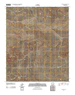 Huff Hill 2010 topographic map thumbnail