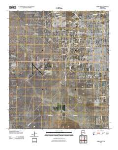 Hobbs West 2010 topographic map thumbnail