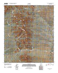 Hachita Peak 2010 topographic map thumbnail