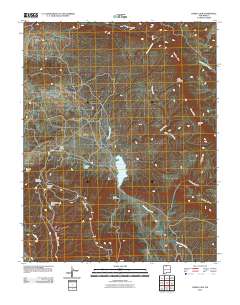 Horse Lake 2010 topographic map thumbnail