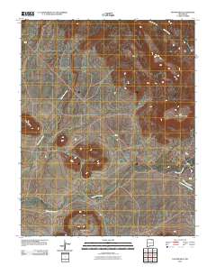 Hunter Mesa 2010 topographic map thumbnail