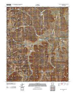 Mecate Meadow 2010 topographic map thumbnail