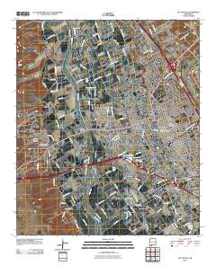 Las Cruces 2010 topographic map thumbnail
