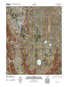 Las Vegas 2010 topographic map thumbnail