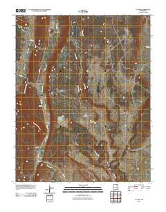 Lucero 2010 topographic map thumbnail