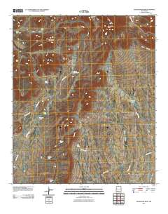 Magdalena Peak 2010 topographic map thumbnail