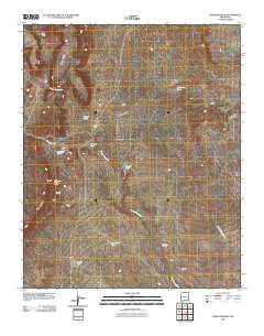 Mesas Mojinas 2010 topographic map thumbnail