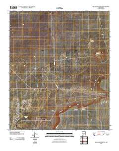 Mescalero Point NE 2010 topographic map thumbnail