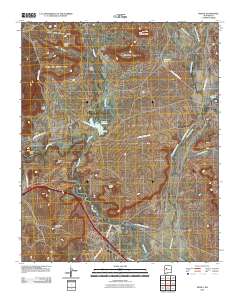 Mesita 2010 topographic map thumbnail