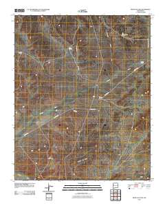Mesita De Yeso 2010 topographic map thumbnail