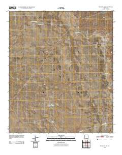 Mesquite Lake 2010 topographic map thumbnail