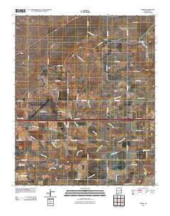 Lesbia 2010 topographic map thumbnail