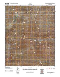 Laguna De Los Terreros 2010 topographic map thumbnail