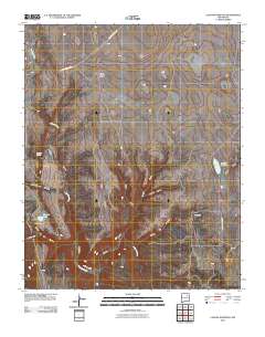 Laguna Huerfana 2010 topographic map thumbnail