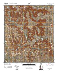 Lewis Canyon 2010 topographic map thumbnail